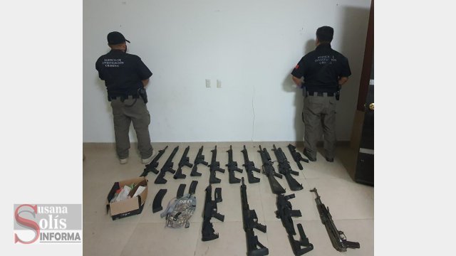 Susana Solis Informa ASEGURAN armas y cartuchos en Chiapas