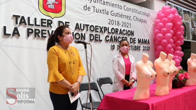 Susana Solis Informa Conmemora Ayuntamiento tuxtleco el Día Mundial contra el Cáncer de Mama