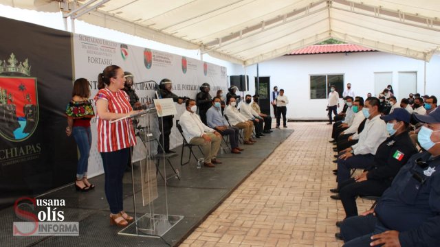Susana Solis Informa Inaugura Zepeda Soto Centro de Monitoreo y Video Vigilancia C4 de Chiapa de Corzo