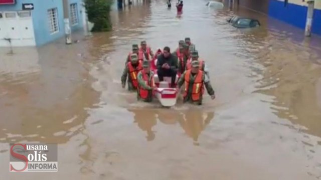 Susana Solis Informa AFECTACIONES en 20 municipios por lluvias en Chiapas