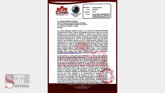 Susana Solis Informa INCOMUNICACIÓN pone en riesgo a población de región Selva