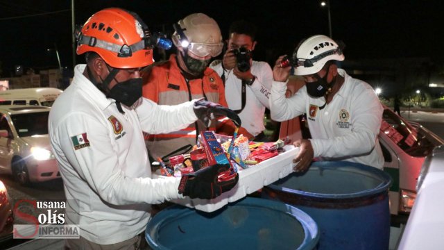 Susana Solis Informa OPERATIVOS pirotécnicos buscan proteger a la población sobre explosiones en vía pública