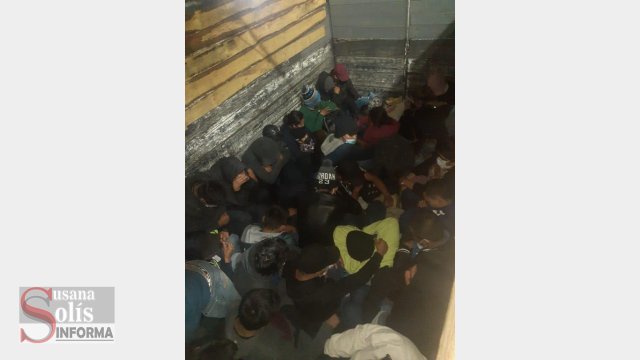 Susana Solis Informa RESCATAN a 76 migrantes que viajaban hacinados