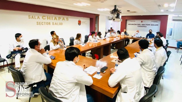 Susana Solis Informa LOGRAN médicos pasantes primeros acuerdos con autoridades