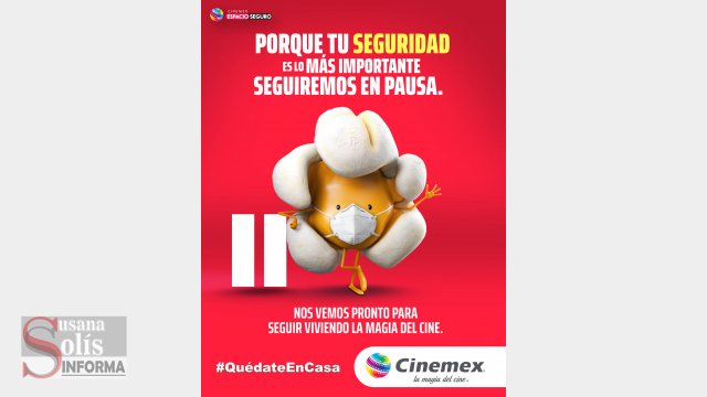 Susana Solis Informa CIERRA Cinemex en Chiapas por crisis de pandemia