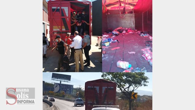 Susana Solis Informa RESCATAN en Chiapas a un centenar de migrantes que viajaban hacinados