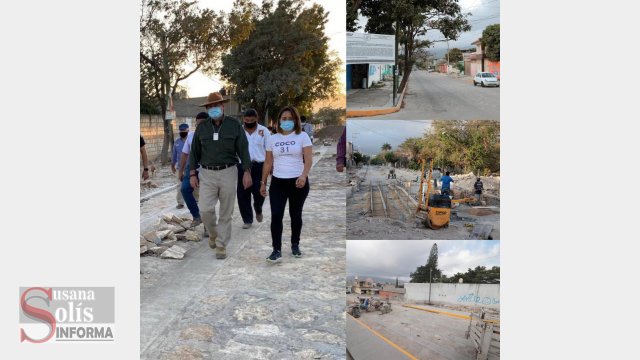 Susana Solis Informa Carlos Morales supervisa avances de obras en San José Terán
