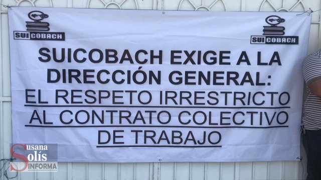 Susana Solis Informa ESTALLA paro de labores en el COBACH