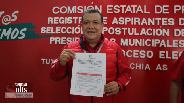 Susana Solis Informa SE REGISTRA Roberto Serrano como precandidato a diputado local