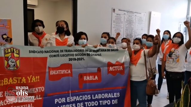 Susana Solis Informa EXIGEN trabajadoras de la salud trato igualitario en aplicación de vacunas