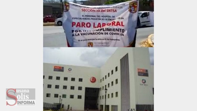 Susana Solis Informa PERSONAL médico de hospitales de Especialidades y Ciudad Salud aún no son vacunados