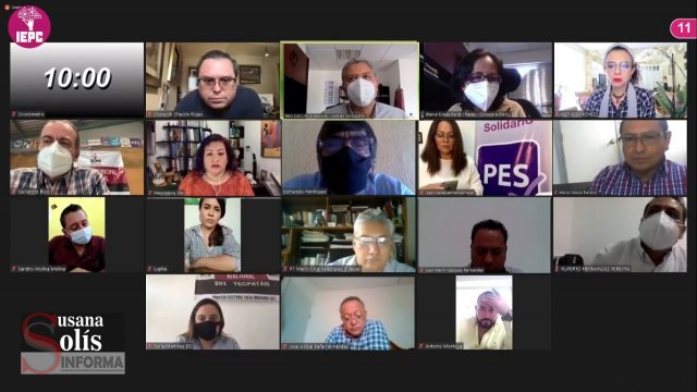 Susana Solis Informa Aprueba IEPC el registro de las plataformas electorales de los partidos políticos