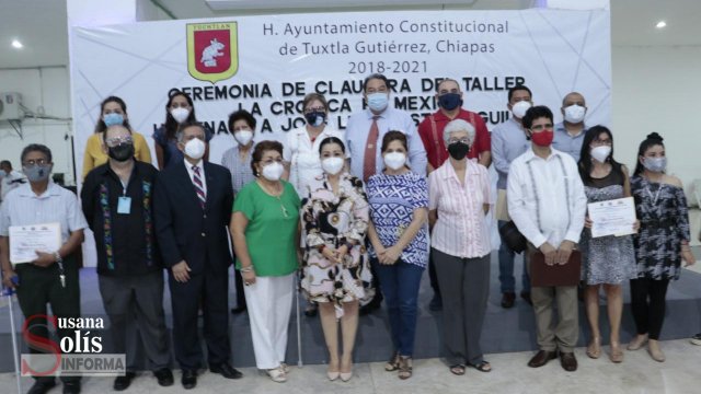 Susana Solis Informa Karla Burguete preside ceremonia de clausura del Taller La Crónica en México