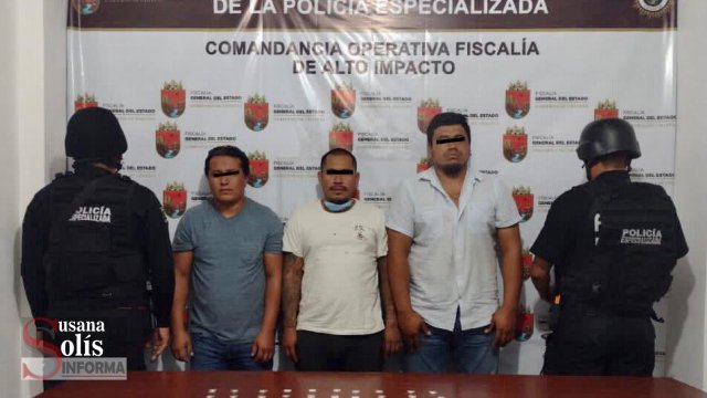 Susana Solis Informa DETIENEN a tres personas con droga y dinero en efectivo