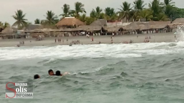 Susana Solis Informa RESCATAN a dos personas de ahogarse en playas de Chiapas