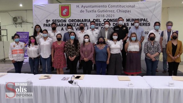 Susana Solis Informa Karla Burguete encabeza Consejo Municipal para Garantizar el Derecho a las Mujeres a una Vida Libre de Violencia