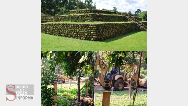 Susana Solis Informa DESTRUYEN Zona Arqueológica de Izapa