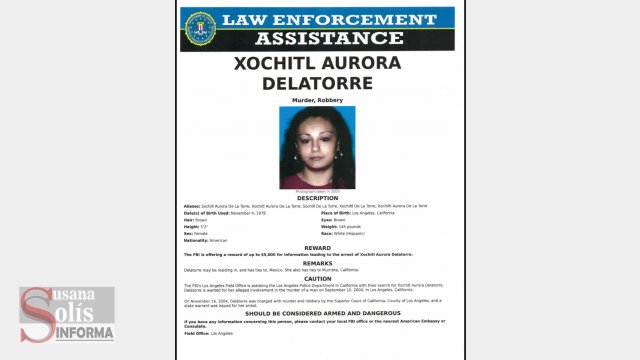 Susana Solis Informa DETIENE la SSyPC en Chiapas a mujer buscada por el FBI