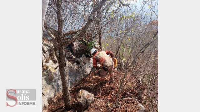 Susana Solis Informa CONTROLAN incendio en el Cañón del Sumidero