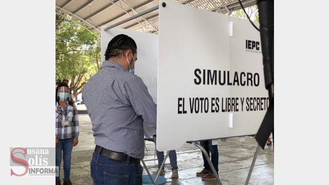 Susana Solis Informa MUESTRAN medidas sanitarias para el día de la jornada electoral