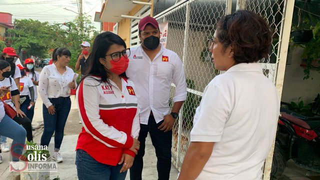 Susana Solis Informa Katy Aguiar continúa su campaña austera casa por casa