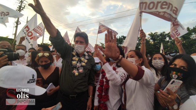 Susana Solis Informa Vamos a defender la continuidad en las Urnas; Carlos Morales Vázquez