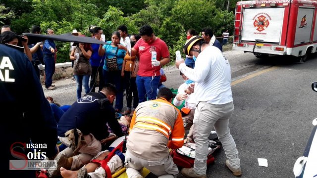 Susana Solis Informa 23 lesionados en trágico accidente en Tuxtla Gutiérrez