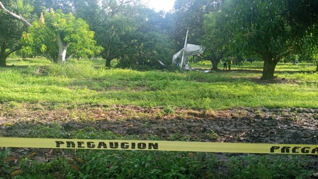 Susana Solis Informa CAE avioneta en Tapachula, fallece el piloto