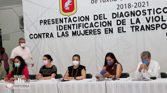 Susana Solis Informa Presentan Diagnóstico para la Identificación de la Violencia contra las mujeres en el transporte público en Tuxtla