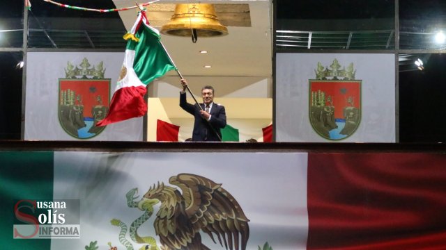 Susana Solis Informa Rutilio Escandón encabeza ceremonia del 211 Aniversario Grito de Independencia