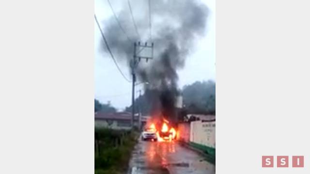 Susana Solis Informa QUEMAN unidades del Instituto Electoral de Chiapas