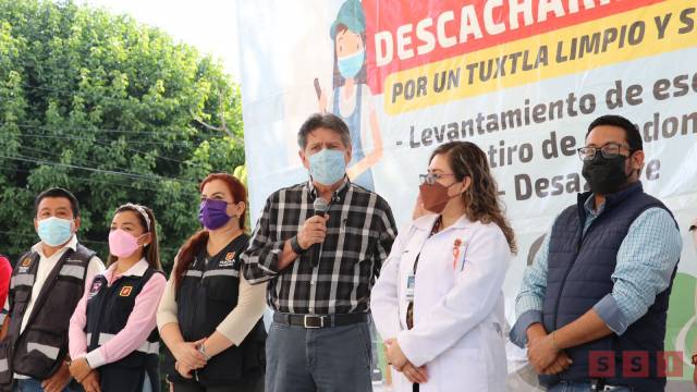 Susana Solis Informa INICIA Primer Campaña de Descacharramiento “Por un Tuxtla Limpio y Sin Dengue”