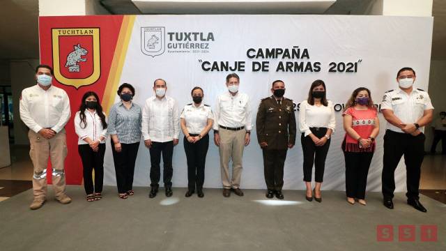 Susana Solis Informa Inició en Tuxtla la Campaña de Canje de Armas 2021