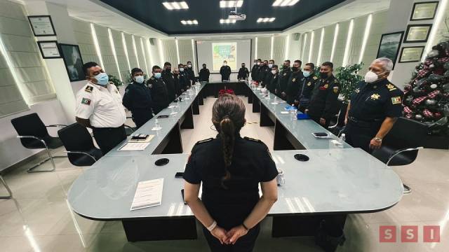 Susana Solis Informa Exhorta Zepeda Soto a mandos policiacos a trabajar y redoblar esfuerzos para la seguridad