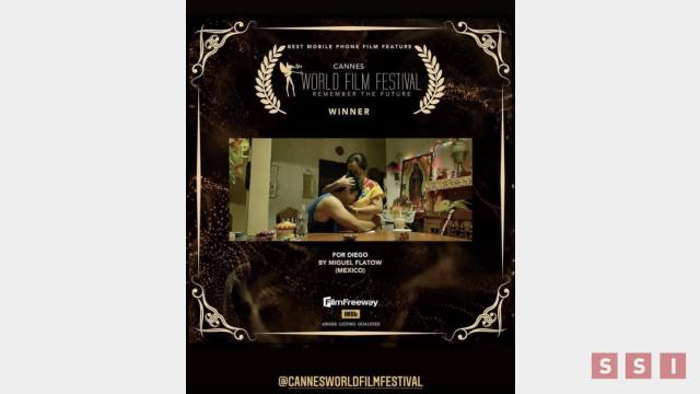 Susana Solis Informa CHIAPANECO gana premio en Cannes World Film Festival por película grabada con celular