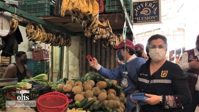 Susana Solis Informa Realizan búsqueda de casos sospechosos por enfermedades respiratorias en mercados de Tuxtla