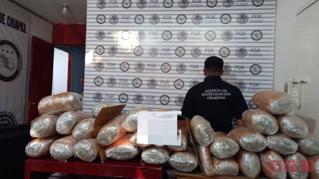 Susana Solis Informa ASEGURAN en Chiapas 45 kilos de marihuana en Palenque