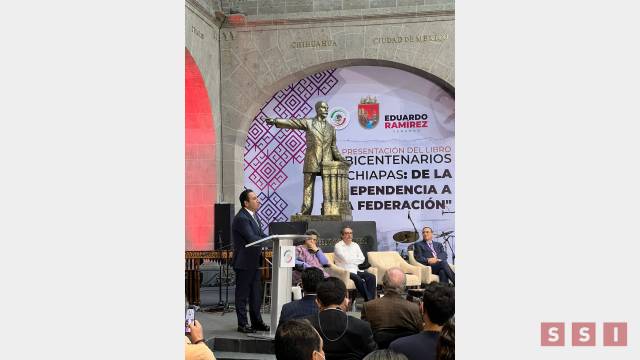 Susana Solis Informa Presenta Eduardo Ramírez libro “Los Bicentenarios de Chiapas” en sede histórica del Senado
