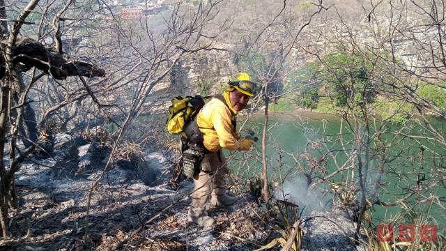 Susana Solis Informa INCENDIO en el Cañón de Sumidero, generó desprendimiento de partículas al río Grijalva