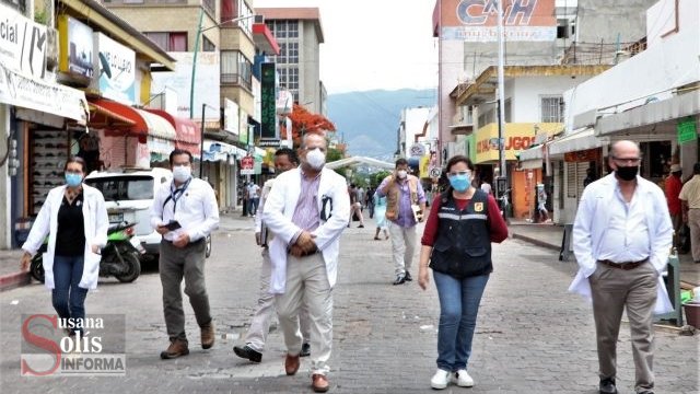 Susana Solis Informa Autoridades de Salud comprueban efectividad de filtros sanitarios en Tuxtla Gutiérrez