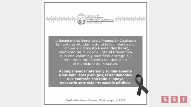Susana Solis Informa PIERDE la vida policía tras agresión en Ixhuatán