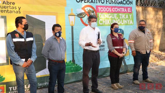 Susana Solis Informa Arranca alcalde Carlos Morales operativos de fumigación en Tuxtla