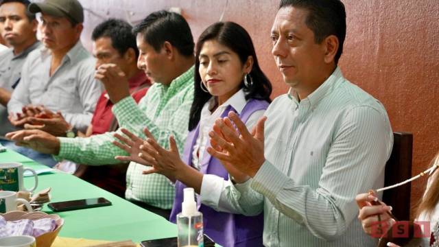 Susana Solis Informa Encabeza Llaven Abarca reuniones de trabajo en Simojovel y Tapilula