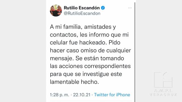 Susana Solis Informa HACKEAN cuenta de WhatsApp del gobernador de Chiapas Rutilio Escandón