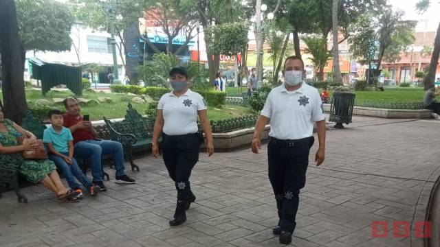 Susana Solis Informa Lista Policía Turística de Tuxtla para garantizar seguridad de vacacionistas