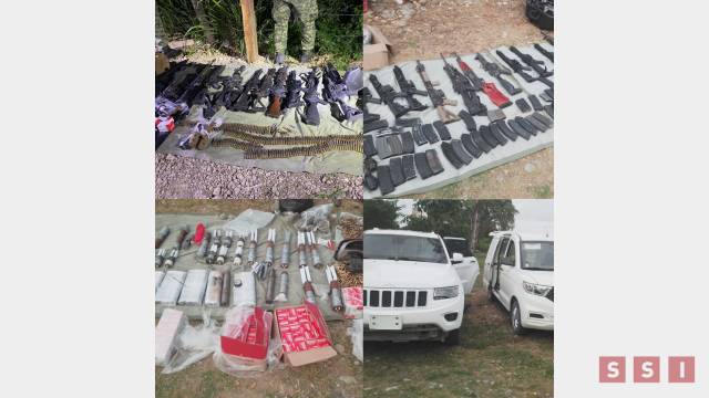 Susana Solis Informa DECOMISAN arsenal en Frontera Comalapa y La Trinitaria