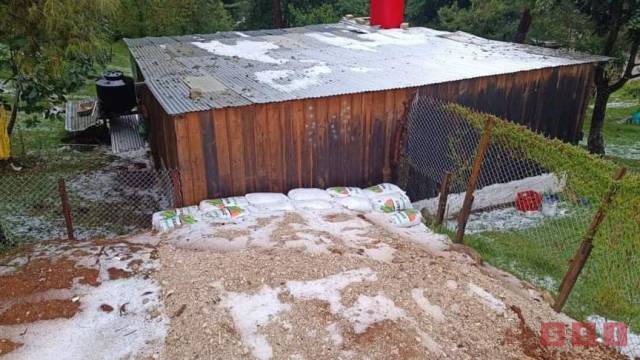 Susana Solis Informa GRANIZADA deja daños en cinco colonias de San Cristóbal