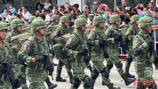 Susana Solis Informa Realizan desfile cívico militar en Chiapas, luego de dos años de pandemia