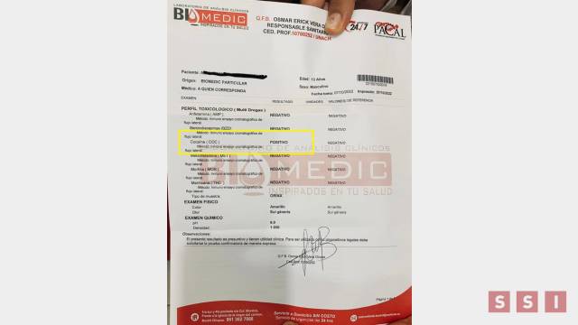 Susana Solis Informa Cocaína, primeros resultados de estudios a jóvenes intoxicados en Bochil