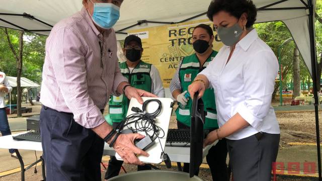 Susana Solis Informa Inició el sexto Reciclatronics en Tuxtla